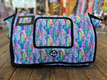 Load image into Gallery viewer, Neon Watercolor Cactus Grooming Bag