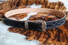 Load image into Gallery viewer, Tyler Shupe Hideout Suede Black Belt