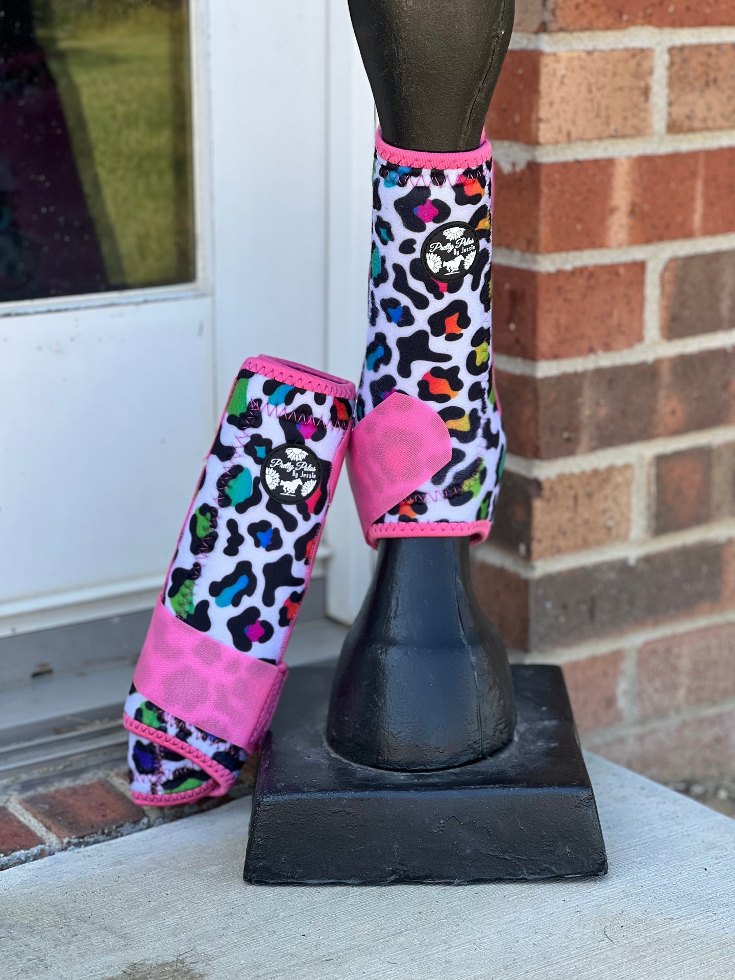 Rainbow Cheetah Sport Boots