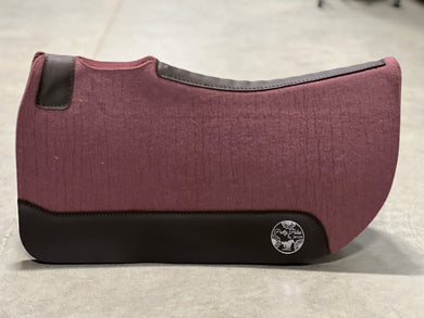 Mauve Round Saddle Pad