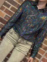 Load image into Gallery viewer, Disco Ball Adult Rodeo Shirt