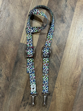 Rainbow Cheetah Headstalls