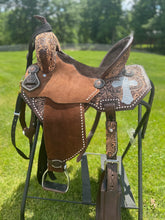 Load image into Gallery viewer, Bling Faith Leather Saddle