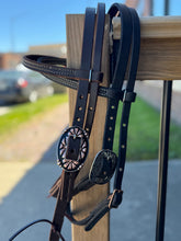 Load image into Gallery viewer, Leather Browband Headstalls