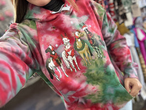 Christmas Horses Graphic Hoodie