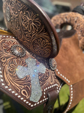 Load image into Gallery viewer, Bling Faith Leather Saddle