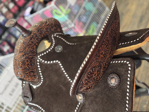 The Dark Oil Lainey Spinal Relief Saddle