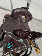 Load image into Gallery viewer, Chocolate Storm Spinal Relief Lightweight Saddle