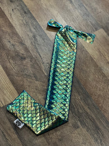 Teal Glitter Mermaid Tailbag