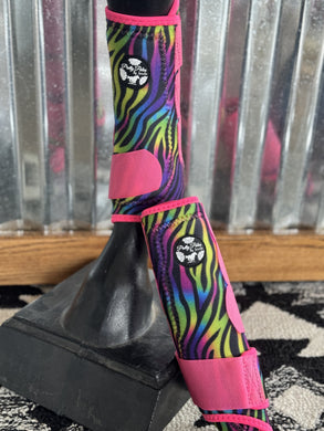 Rainbow Zebra Sport Boots