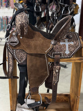 Load image into Gallery viewer, Bling Faith Leather Saddle