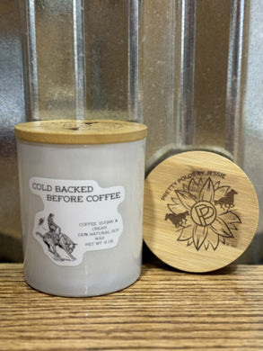 Cold Backed Before Coffee Candle