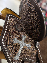 Load image into Gallery viewer, Bling Faith Leather Saddle