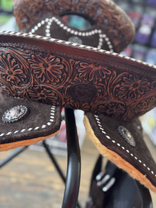 The Dark Oil Lainey Spinal Relief Saddle