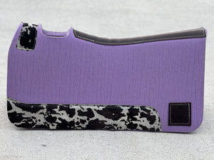 Lilac Cowhide Saddle Pad