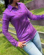 Lavender Haze Adult Rodeo Shirt