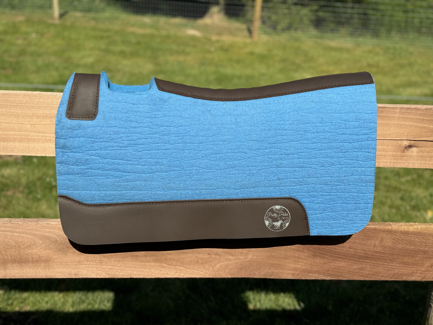 Sky Blue Saddle Pad