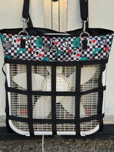 Load image into Gallery viewer, Checkered Squash Blossom Fan Bag