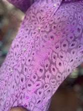 Load image into Gallery viewer, Purple Cheetah Adult Rodeo Shirt