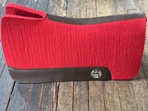 Red Flex Cut Saddle Pad