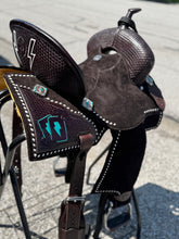 Load image into Gallery viewer, Chocolate Storm Spinal Relief Lightweight Saddle
