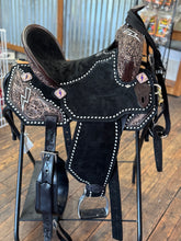 Load image into Gallery viewer, Black Thunderstruck Spinal Relief Saddle