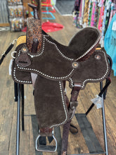 Load image into Gallery viewer, The Dark Oil Lainey Spinal Relief Saddle