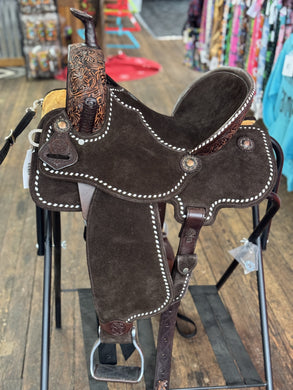 The Dark Oil Lainey Spinal Relief Saddle