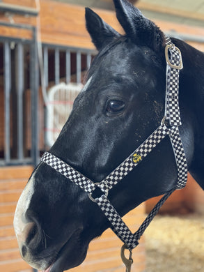 Black & White Checkered Halter