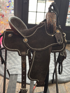 The Dark Oil Lainey Spinal Relief Saddle