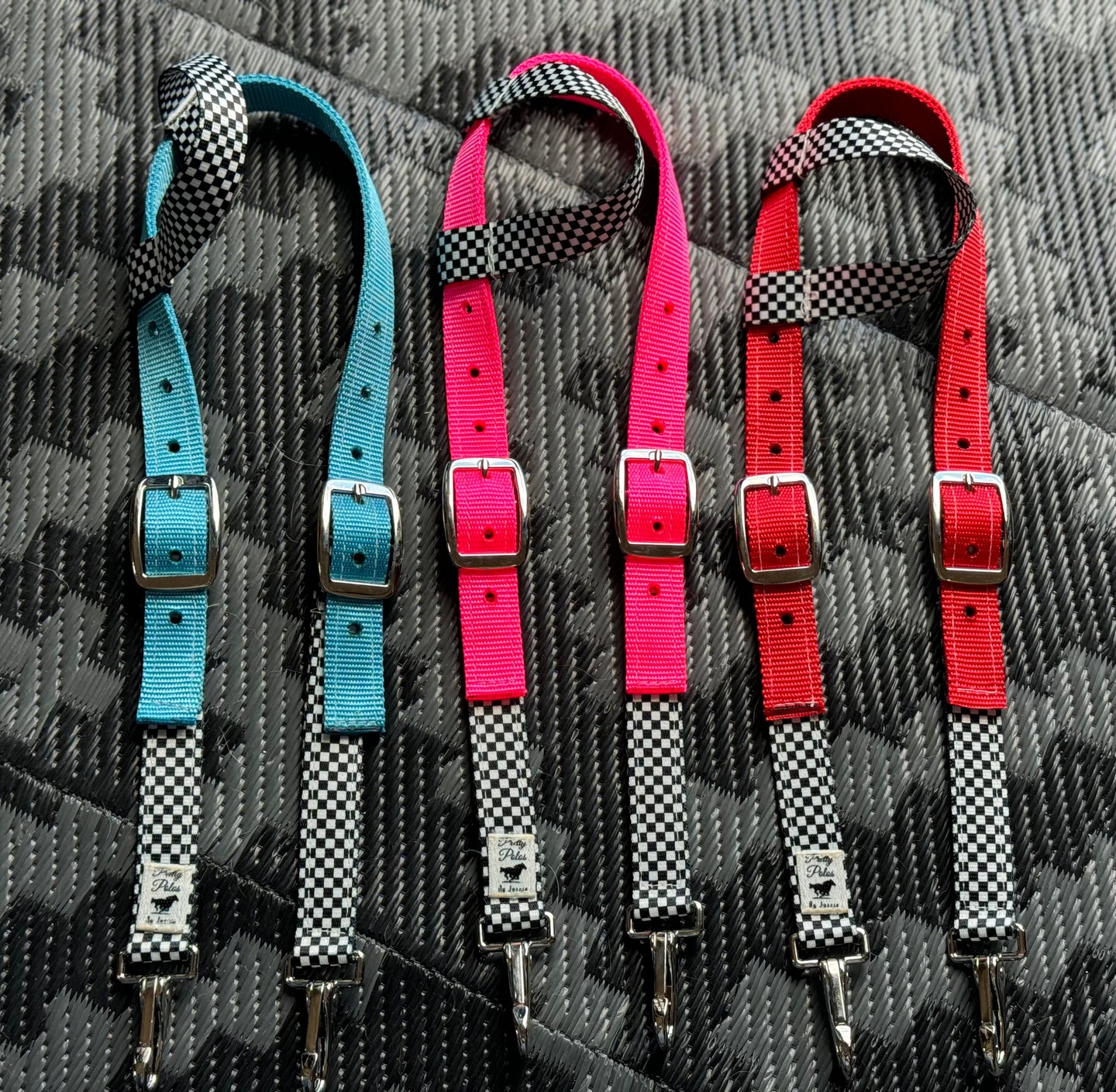 Checkered Colored Headstalls