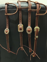 Load image into Gallery viewer, Leather Double Buckle Headstalls