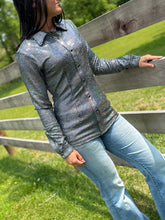 Load image into Gallery viewer, Disco Ball Adult Rodeo Shirt