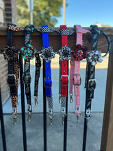 Load image into Gallery viewer, Flower Concho Headstalls
