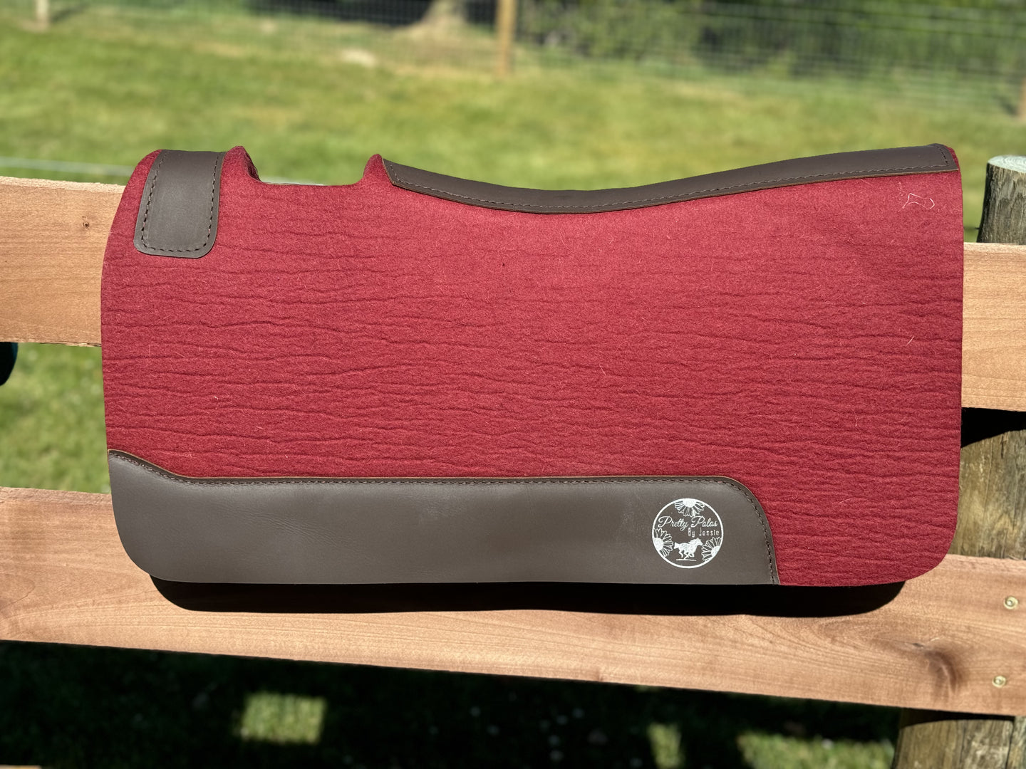 Maroon Saddle Pad