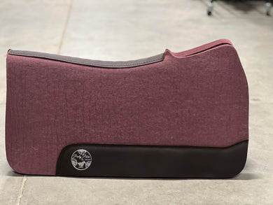 Mauve Flex Cut Saddle Pad