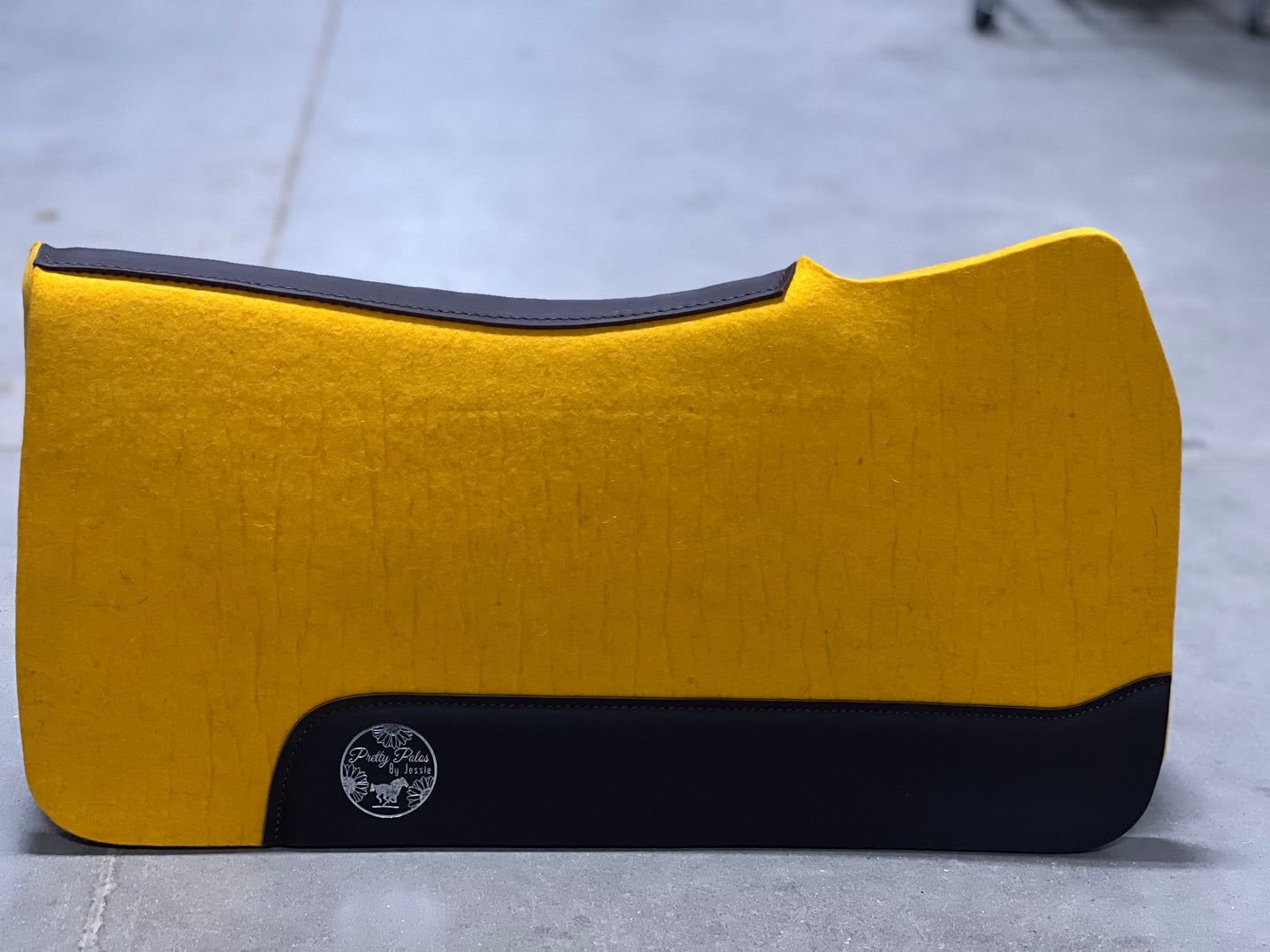 Mustard Yellow Flex Cut Saddle Pad
