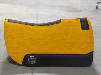 Mustard Yellow Round Saddle Pad