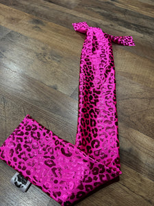 Hot Pink Bling Cheetah Tailbag