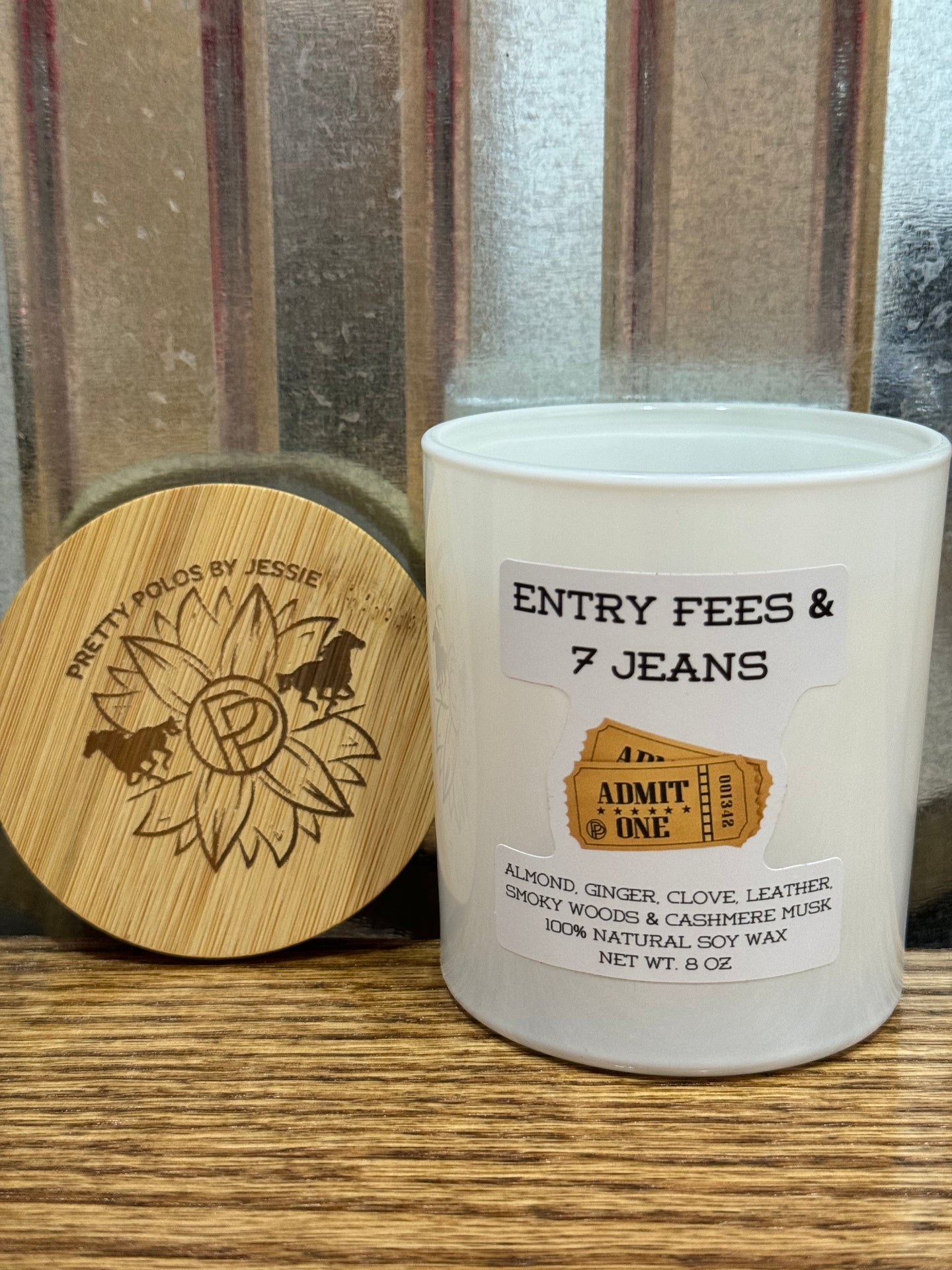 Entry Fees & 7 Jeans Candle