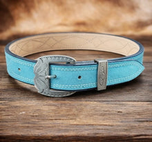 Load image into Gallery viewer, Tyler Shupe Hideout Suede Mint Belt