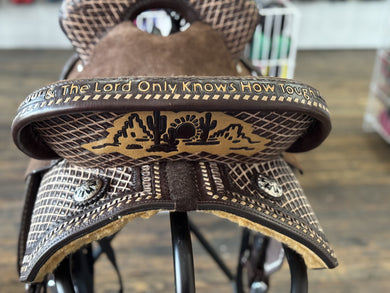 Sahara Leather Lightweight Saddle