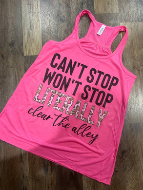 Cant Stop Graphic Tank Top