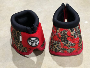 Red Cheetah Stone Bell Boots