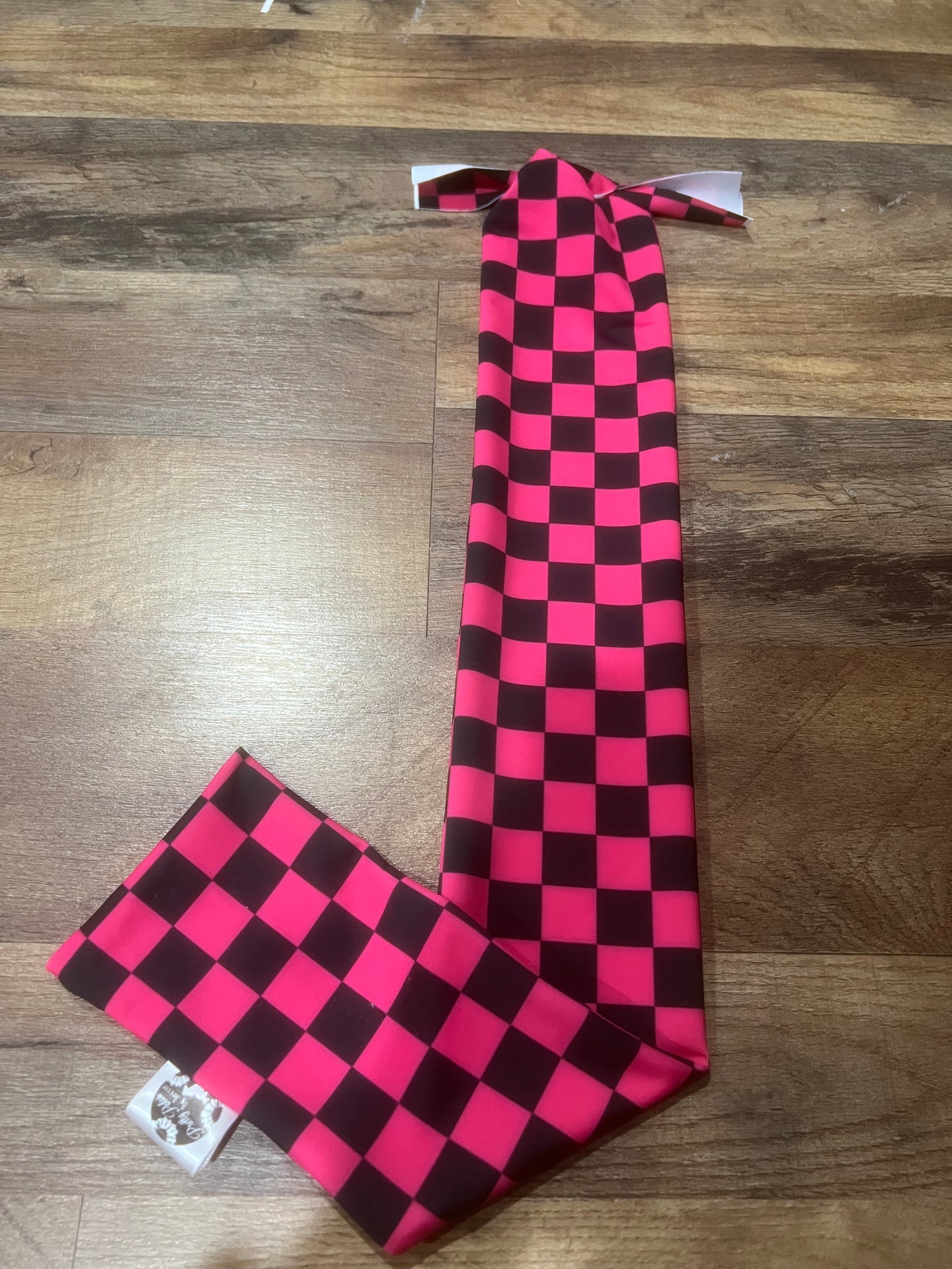 Pink Checkered Tailbag