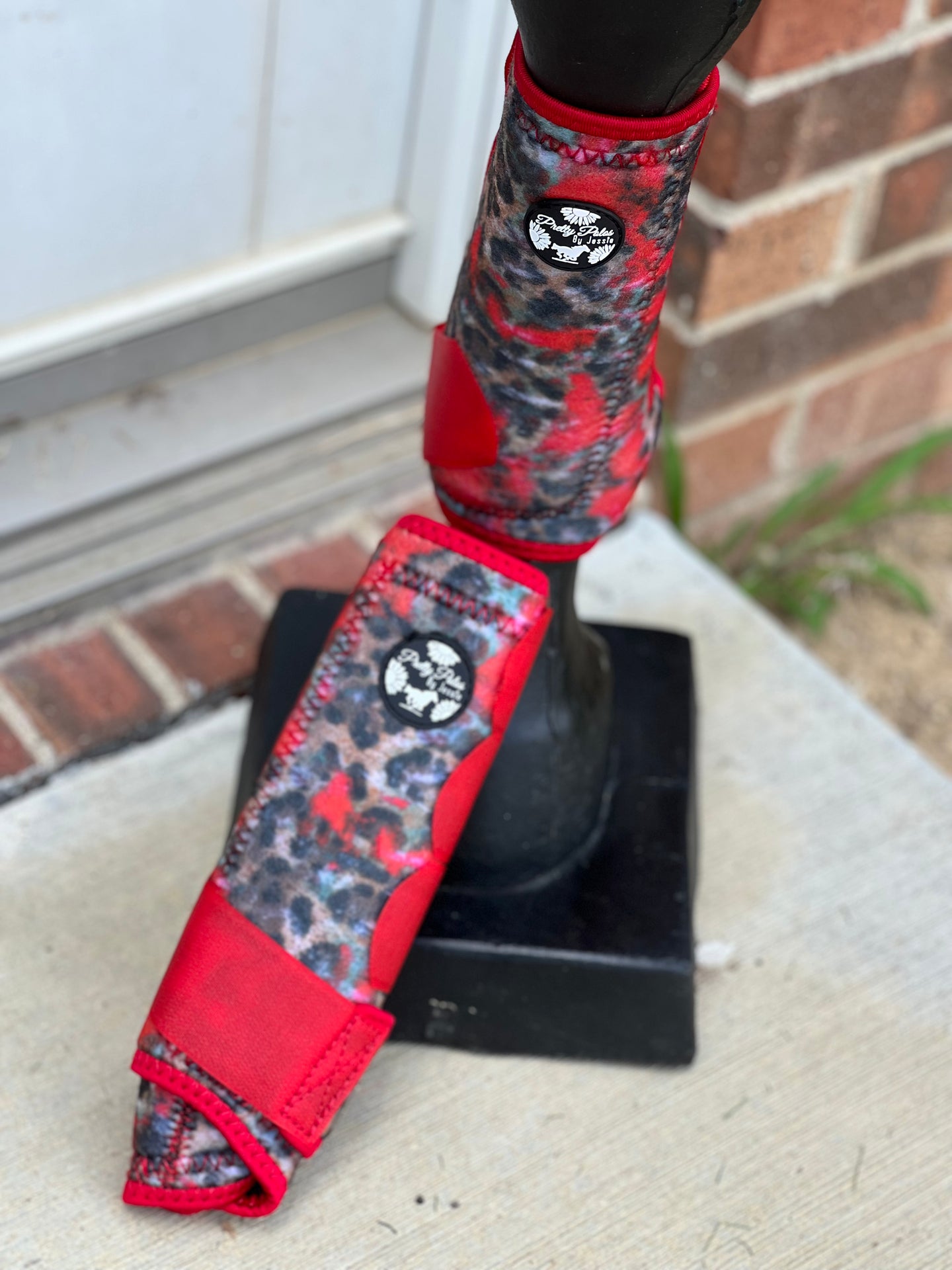 Red Stone Cheetah Sport Boots
