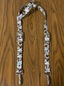 Cowprint 1 inch headstall