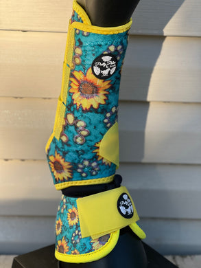 Sunflower Bloom Sport Boots