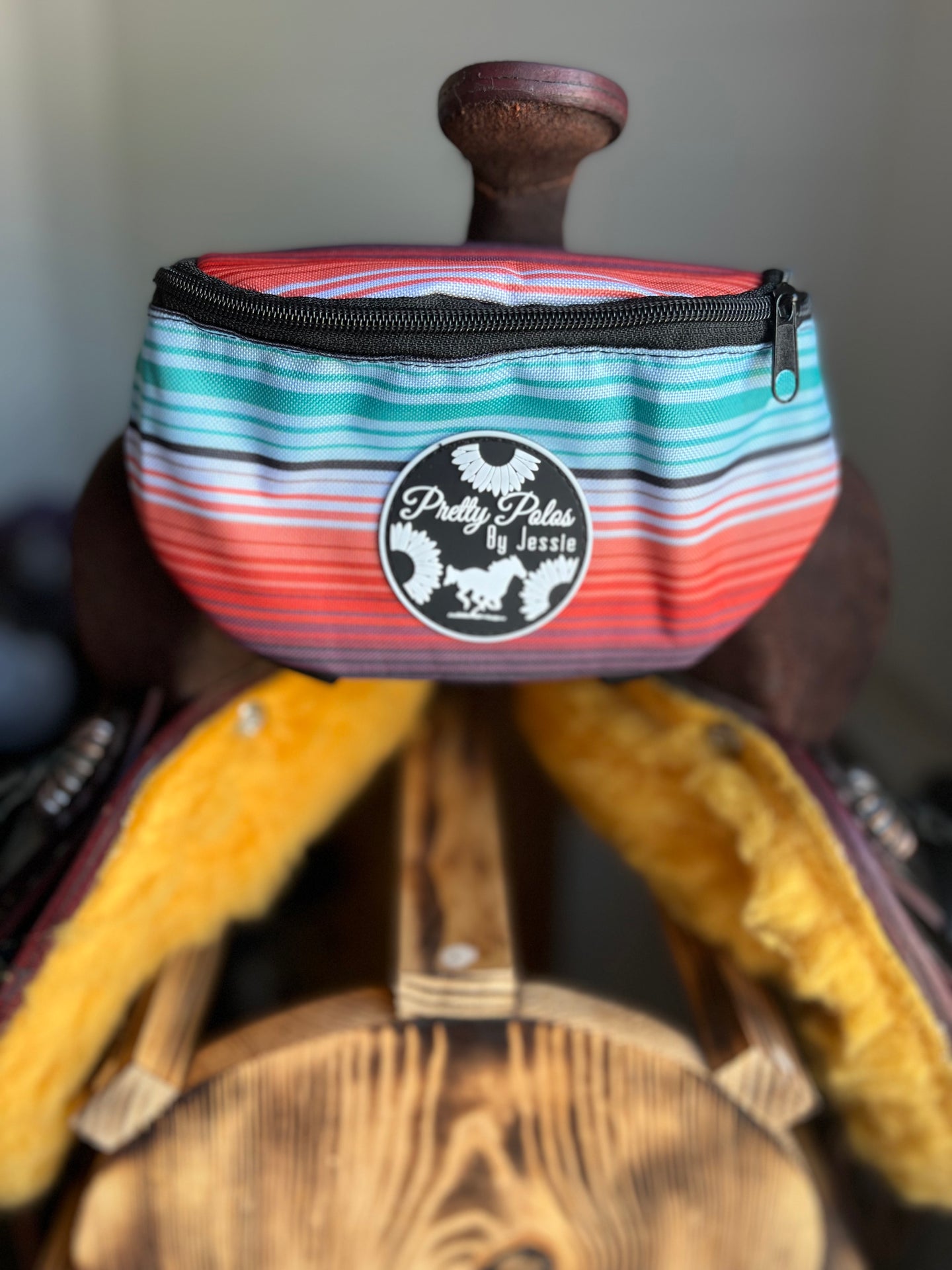 Southwest Serape Pommel Pouch