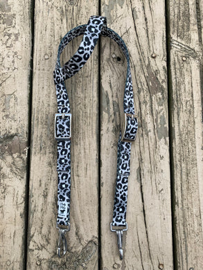 Snow cheetah headstall